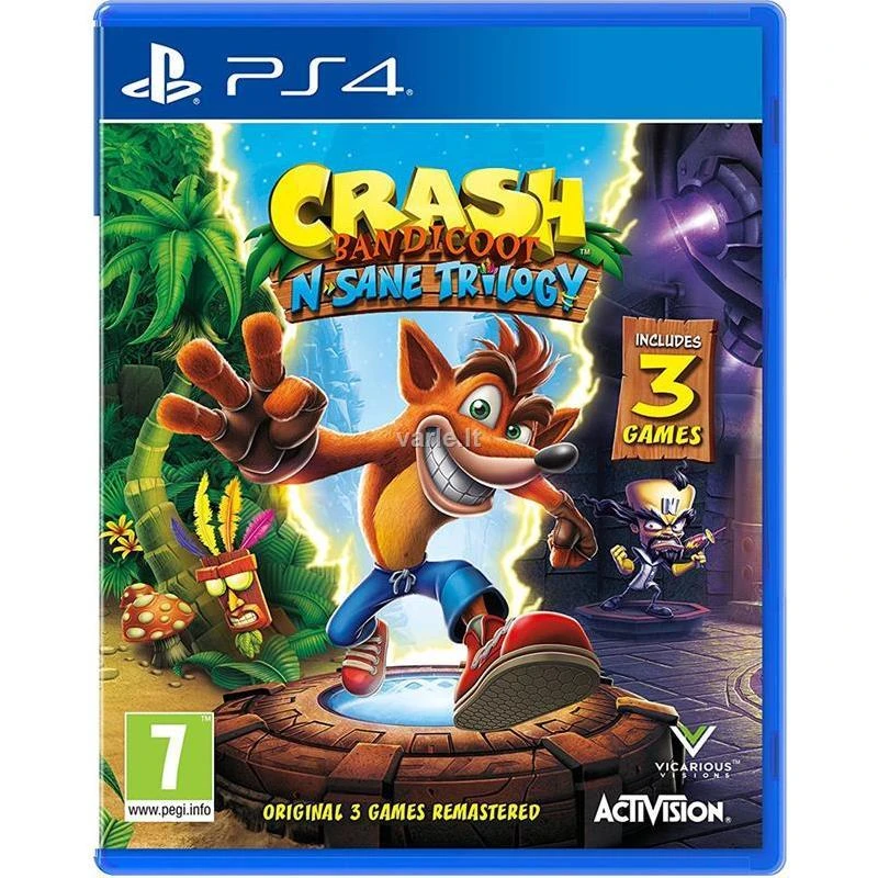 Cd Project „Activision“ VEIKLA Crash Bandicoot N. Sane Trilogy PS4 ON (P)