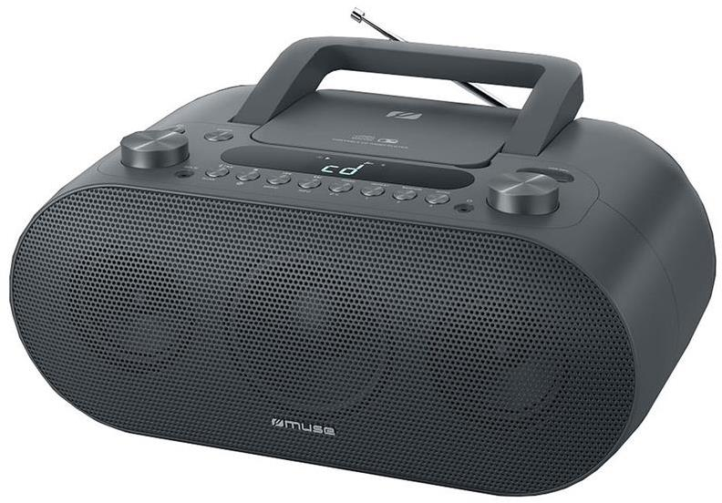 Muse Mūza | Nešiojamas radijas su Bluetooth ir USB prievadu | M-35 BT | AUX in | Juodas