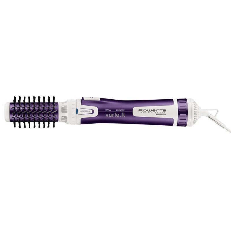 Besisukantis plaukų šepetys Rowenta Active Voume&Shine + lokówka CF 9530 Active ( 1000 W , Violetinė )