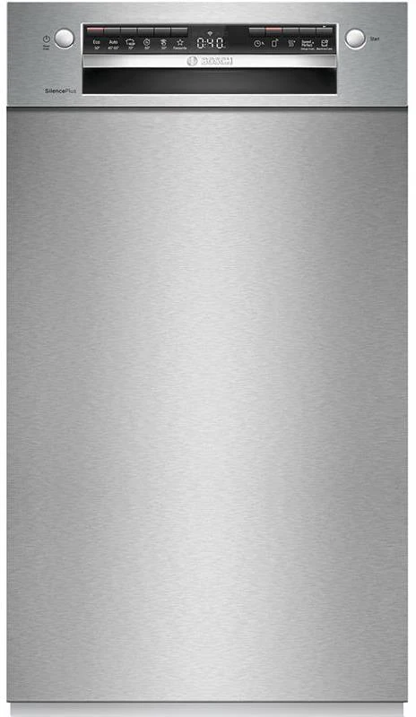 Bosch SPU4HMS10E Serija 4, Indaplovė, montuojama iš apačios, 45 cm, Šlifuotas plienas