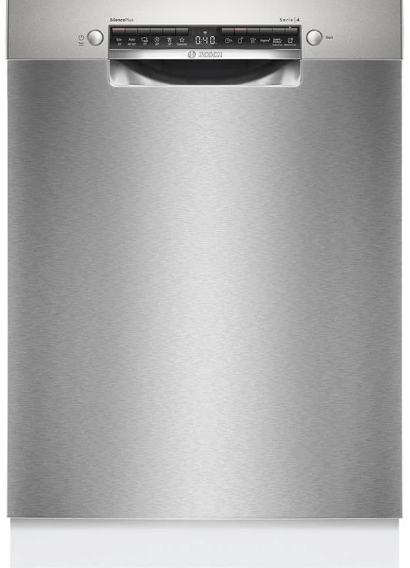 Bosch SMU4HKI72S Serija 4, Indaplovė, montuojama iš apačios, 60 cm, Matēts tērauds ar anti-fingerprint pārklājumu