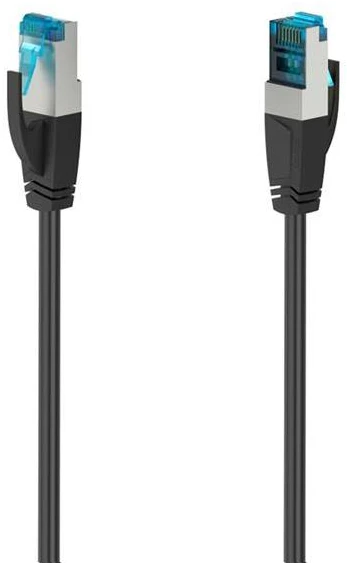 Hama CAT6a S/FTP tīkla kabelis 10 Gbit/s 15m RJ45 juodas