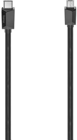 Hama Mini-USB-Kabelis, USB 2.0, 480 Mbit/s, 1,50 m