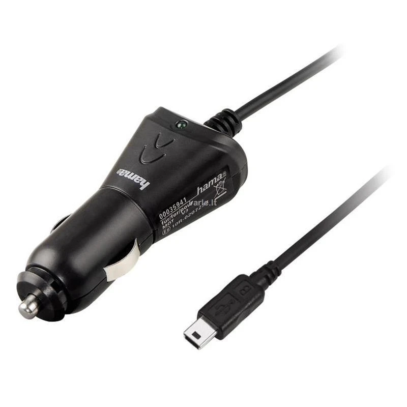 Hama Įtampos keitiklis 12-30V -> 5V/1.2A micro usb laidas, 93584