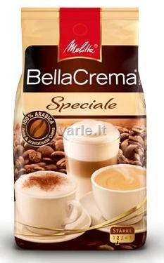 MELITTA BellaCrema Speciale 1kg. Kavos pupelės