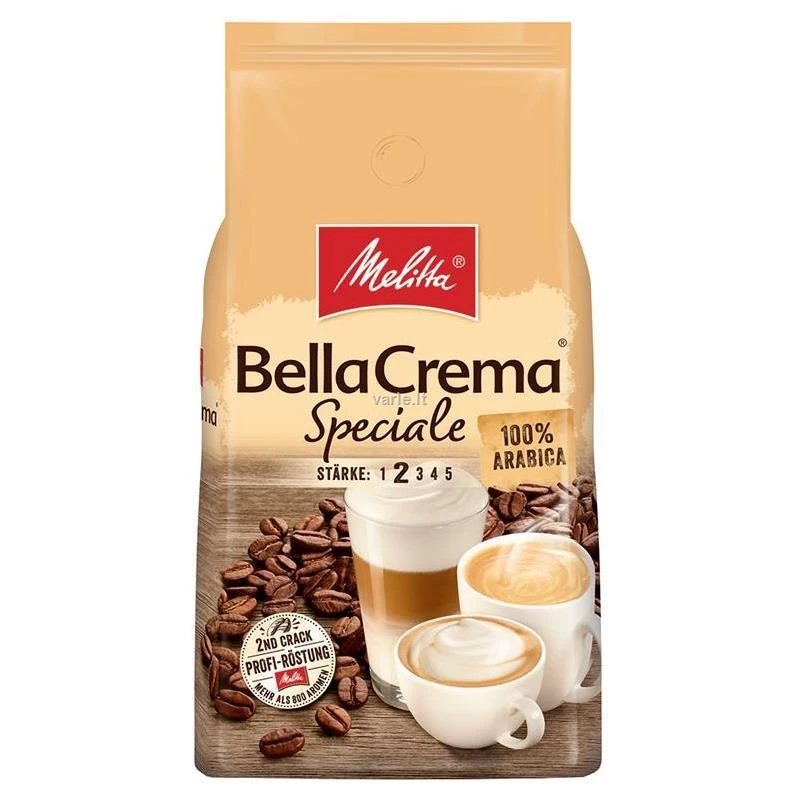 MELITTA BellaCrema Speciale 1kg. Kavos pupelės