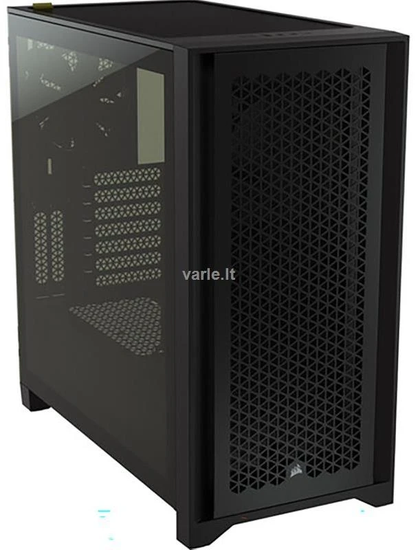 CORSAIR 4000D Airflow grūdinto stiklo vidurinio bokšto Juodas dėklas
