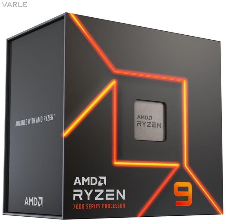AMD Ryzen™ 9 7900X stalinio kompiuterio procesorius | 64MB | 170W | 100-100000589WOF