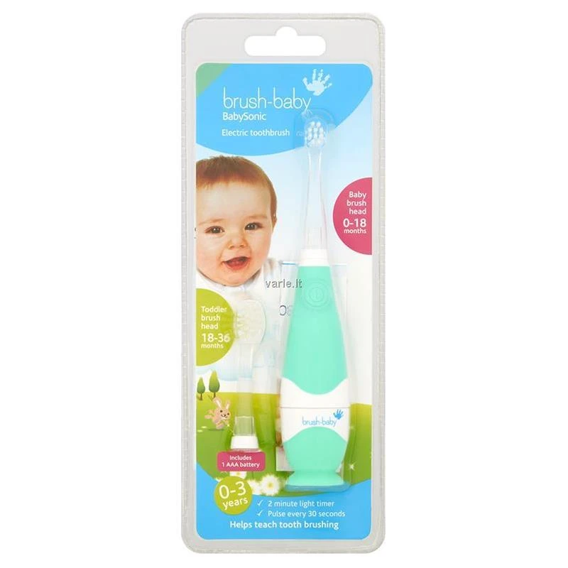 Brush-Baby BabySonic dantų šepetėlis 0-3 metų vaikams