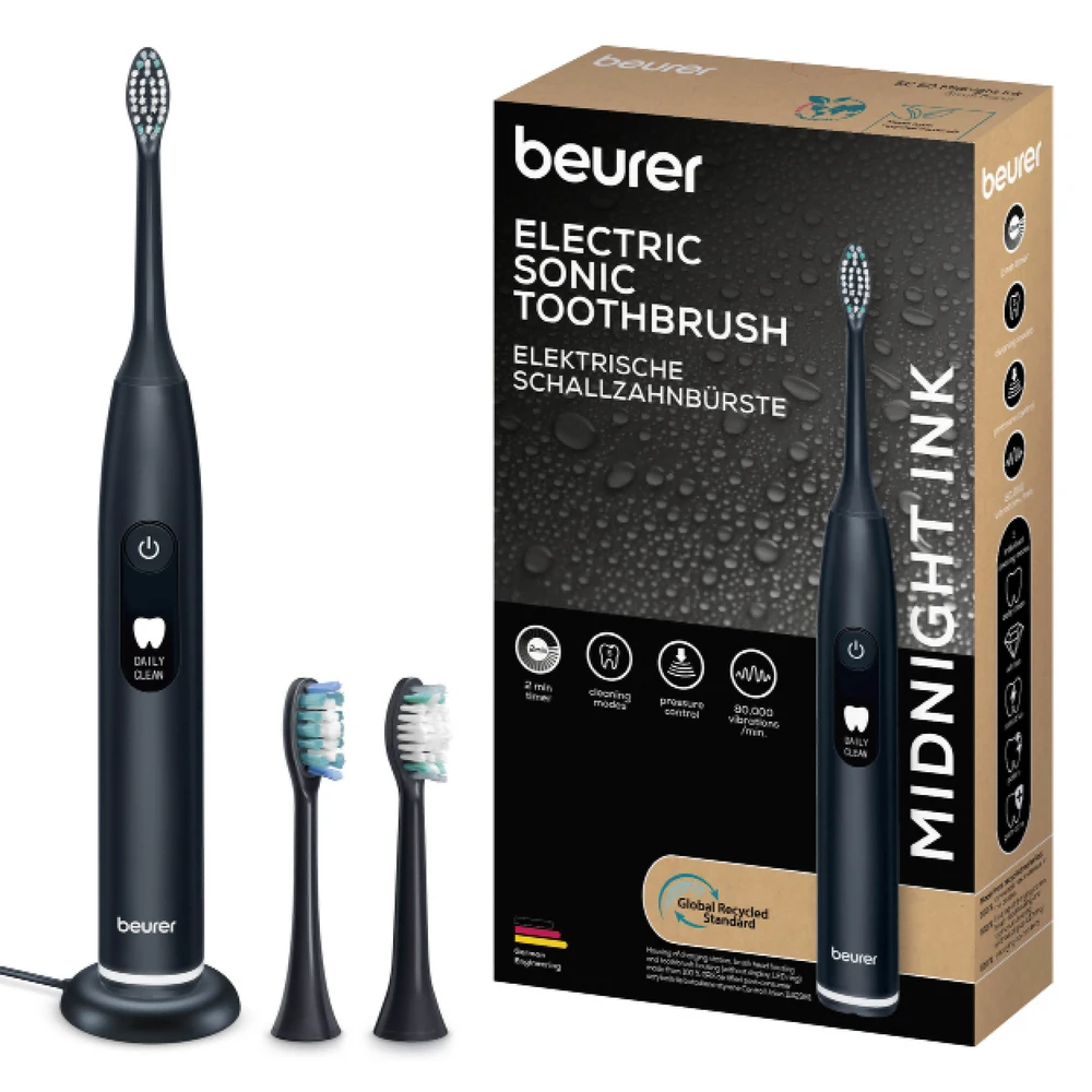 Elektrinis dantų šepetėlis Beurer SC 50 Sonic, Juodas