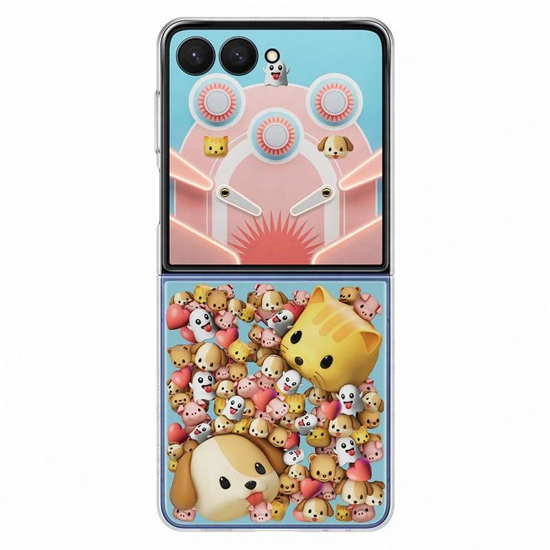 Dėklas ZF766CTEGWW Flipsuit Samsung Galaxy Flip7, Transparent
