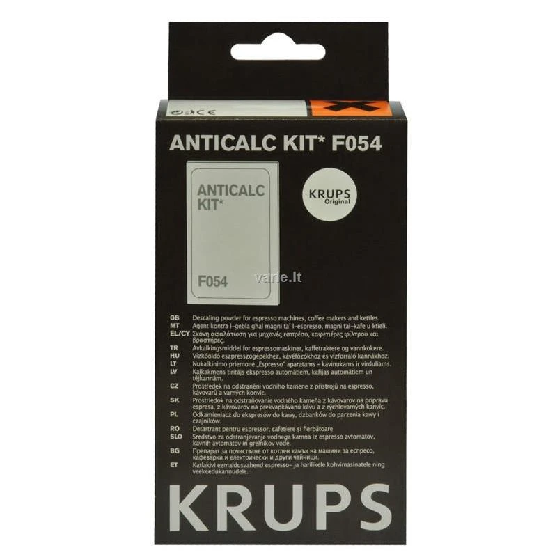 Nescafe Dolce Gusto Krups F054001B kalkių šalinimo priemonė Buitinė technika Milteliai