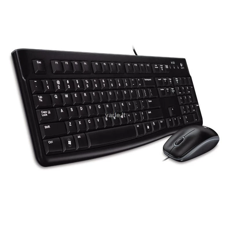 Laidinis klaviatūros ir pelės komplektas Logitech MK120, RUS išdėstymas