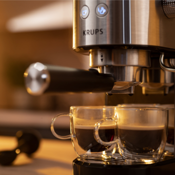 Espreso kavos aparatas Krups Virtuoso+ XP444C10, 1 L +DOVANA Lavazza kavos pupelės aprašymas - Prekės nuotrauka