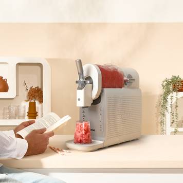 Ledų ir šaldytų gėrimų gaminimo aparatas Tefal Freezi, 16-in-1, sidabro spalvos (IG803AE0) aprašymas - Prekės nuotrauka