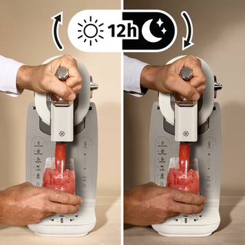 Ledų ir šaldytų gėrimų gaminimo aparatas Tefal Freezi, 16-in-1, sidabro spalvos (IG803AE0) aprašymas - Prekės nuotrauka