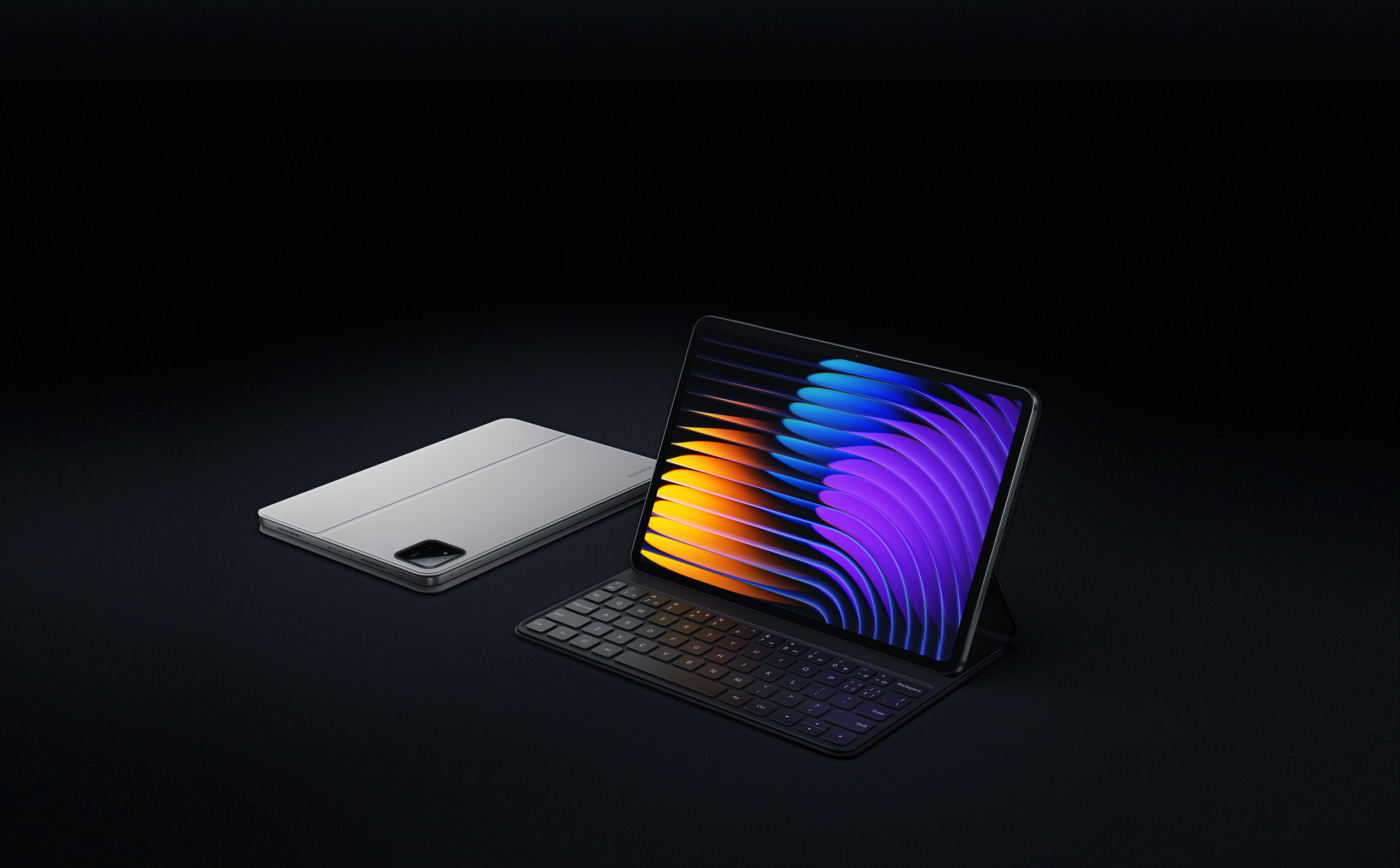 Planšetinio kompiuterio klaviatūra Xiaomi Pad 7 / 7 Pro, US, Juoda aprašymas - Prekės nuotrauka