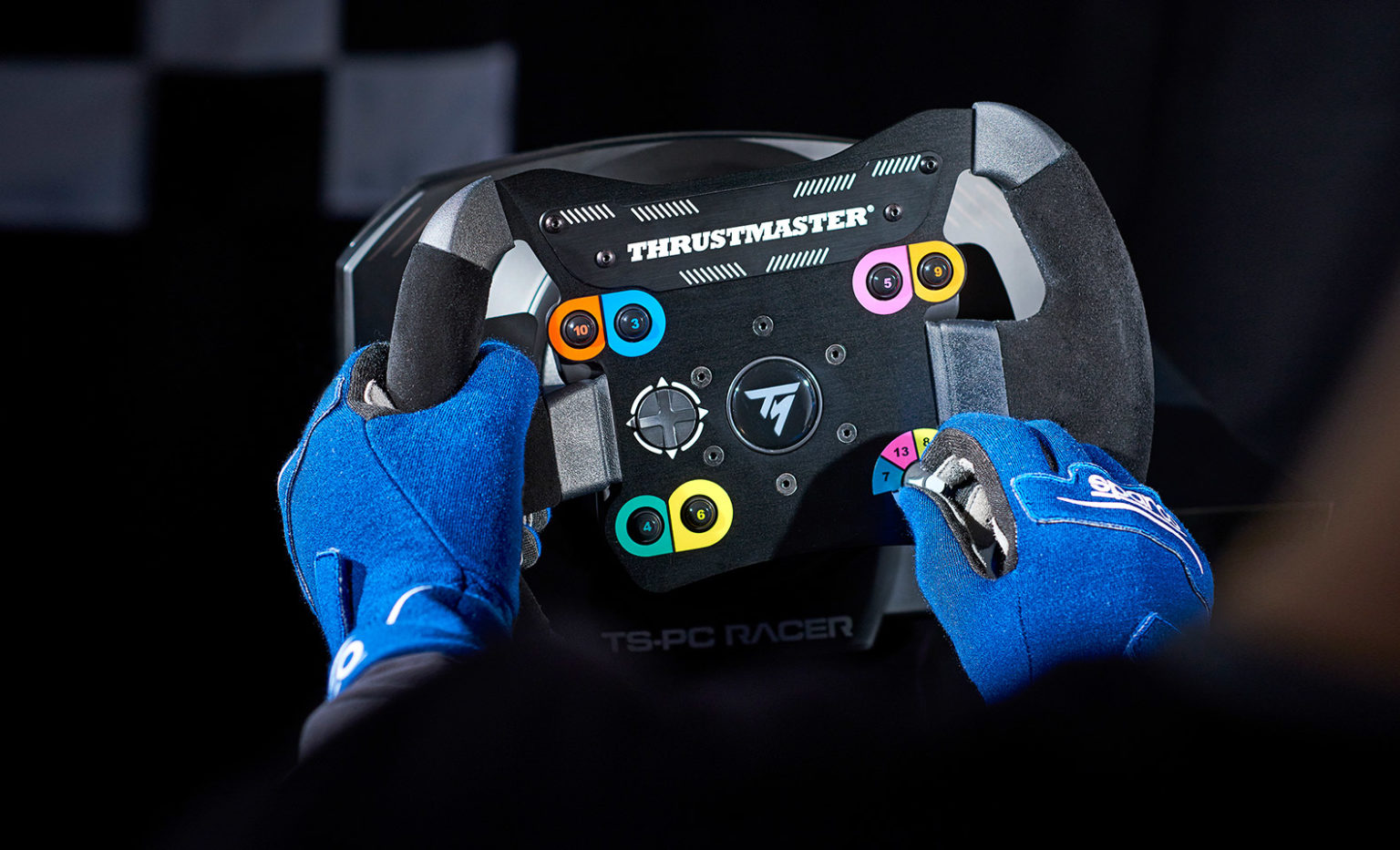 Žaidimų vairas ThrustMaster TM Open Wheel Add On, Juodas aprašymas - Prekės nuotrauka