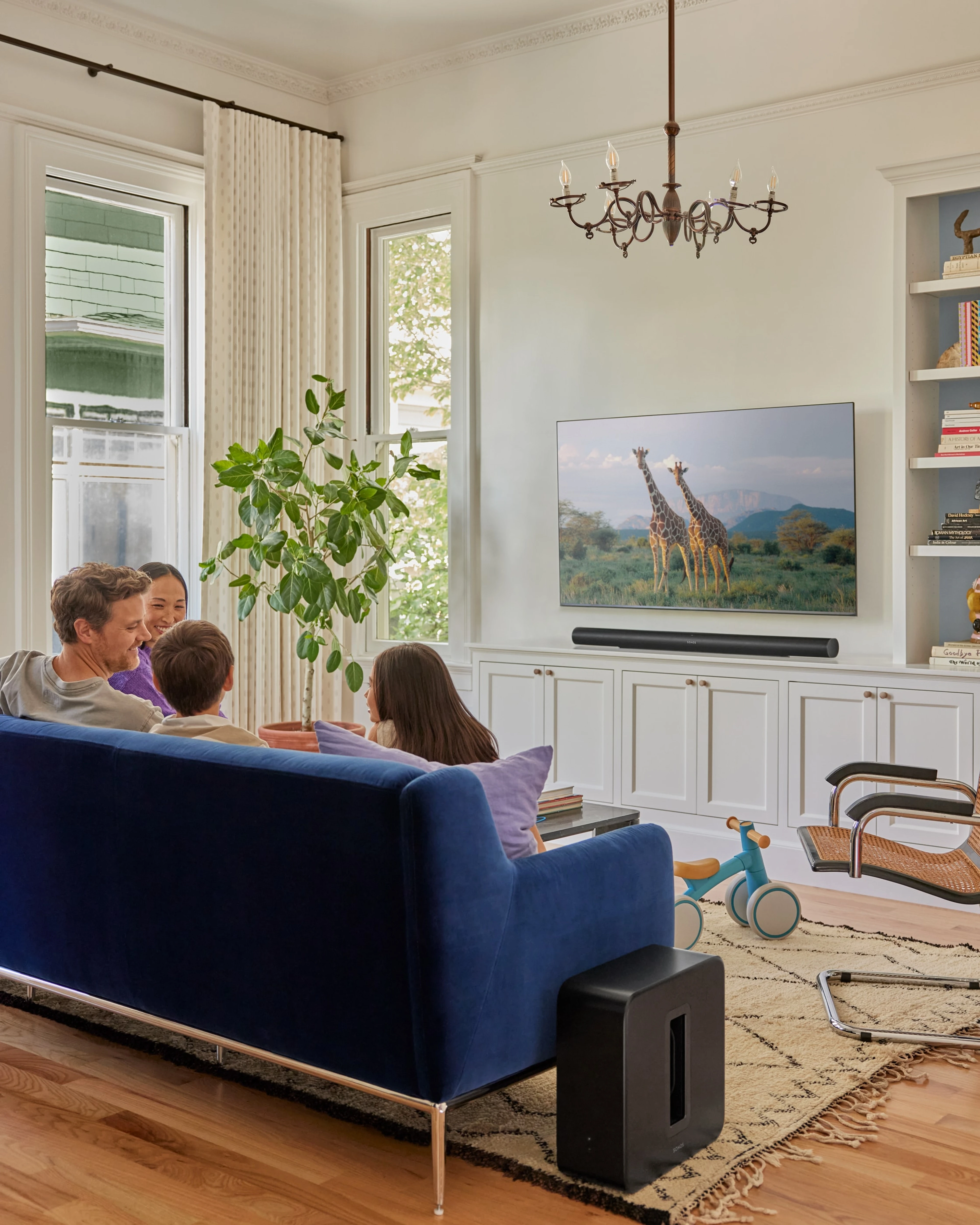 Žemų dažnių garsiakalbis Sonos Sub 4, Baltos spalvos aprašymas - Prekės nuotrauka