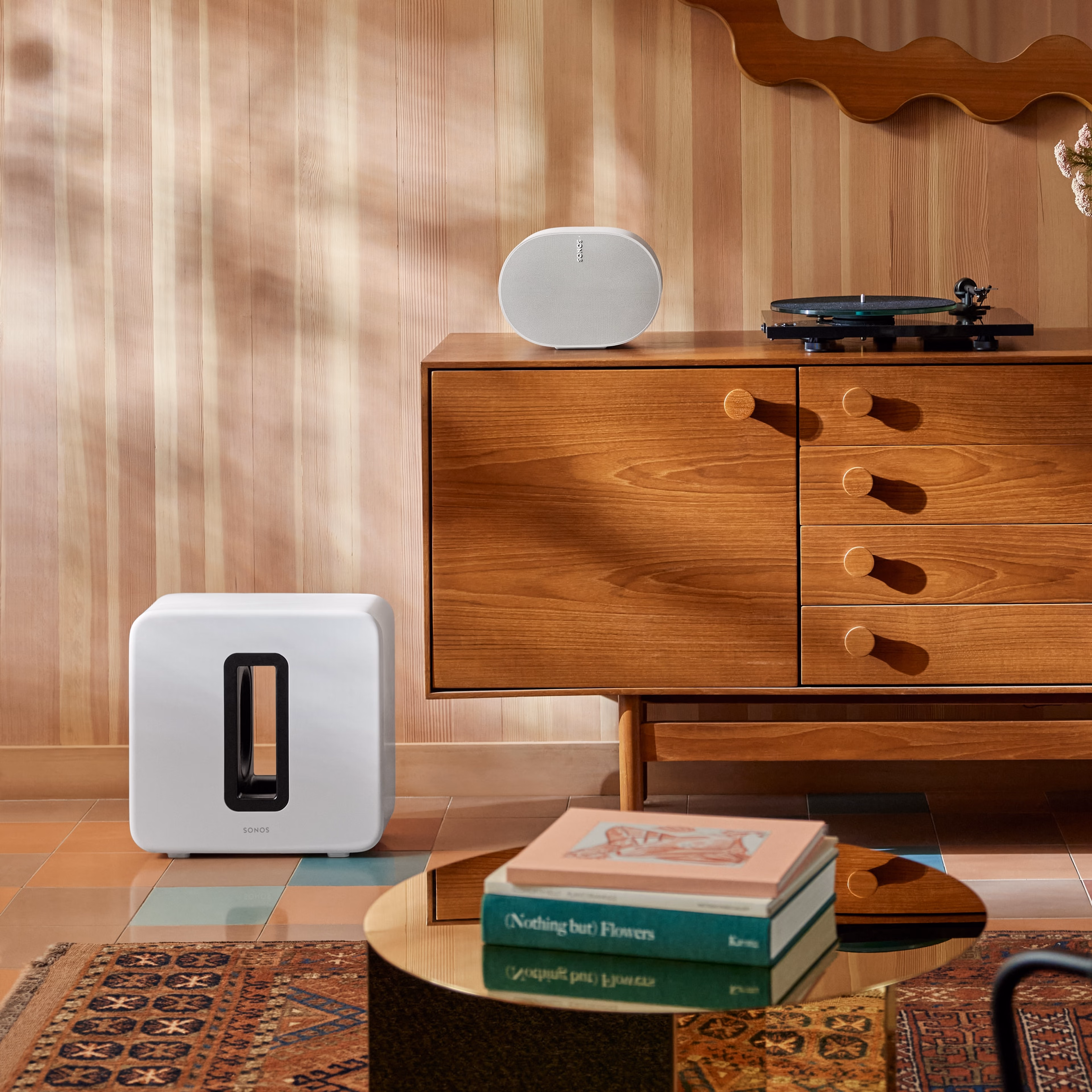 Žemų dažnių garsiakalbis Sonos Sub 4, Baltos spalvos aprašymas - Prekės nuotrauka
