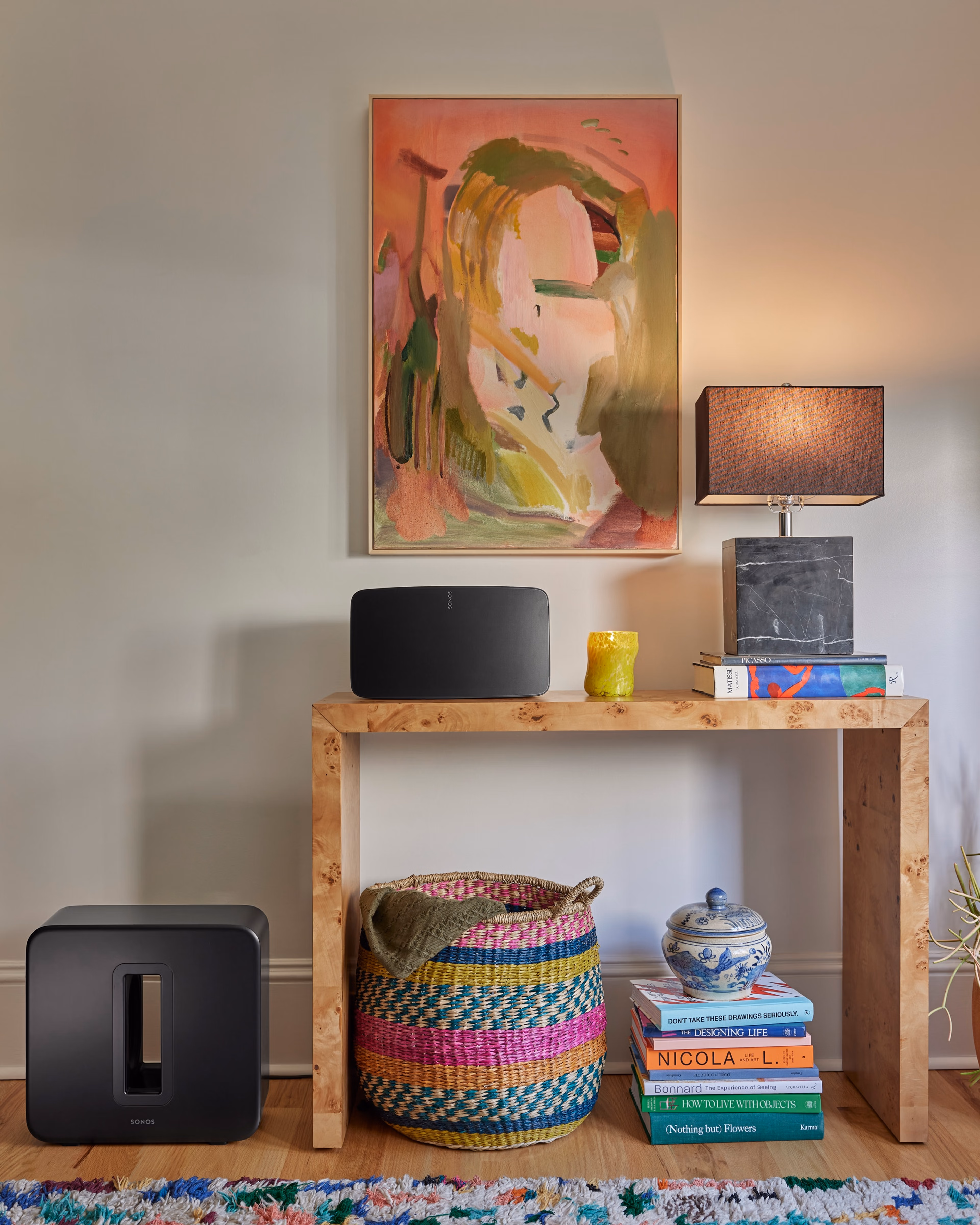 Žemų dažnių garsiakalbis Sonos Sub 4, Baltos spalvos aprašymas - Prekės nuotrauka