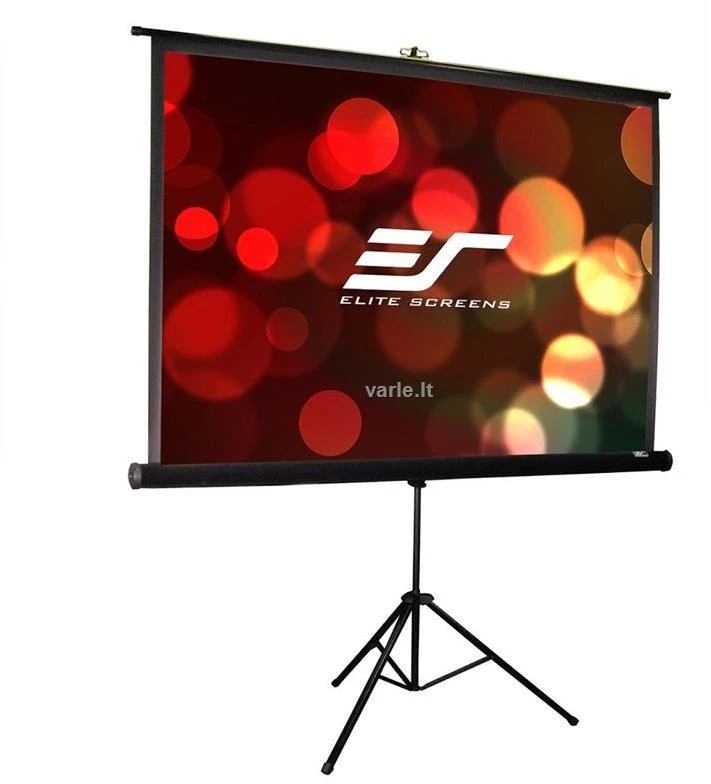 Elite Screens | su stovu Series | T119UWS1 | Įstrižainė 119" | 1:1 | Matomo vaizdo plotis (W) 213 cm | Juodas