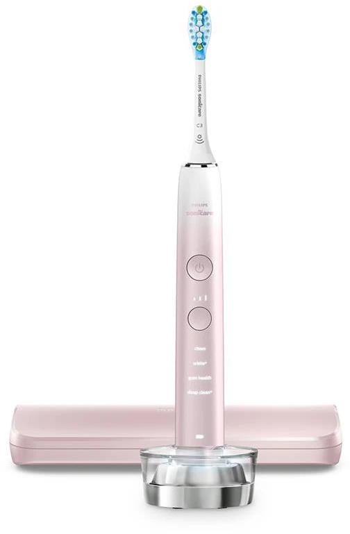 Elektrinis dantų šepetėlis Philips Sonicare DiamondClean 9000 HX9911/84, Rožinis