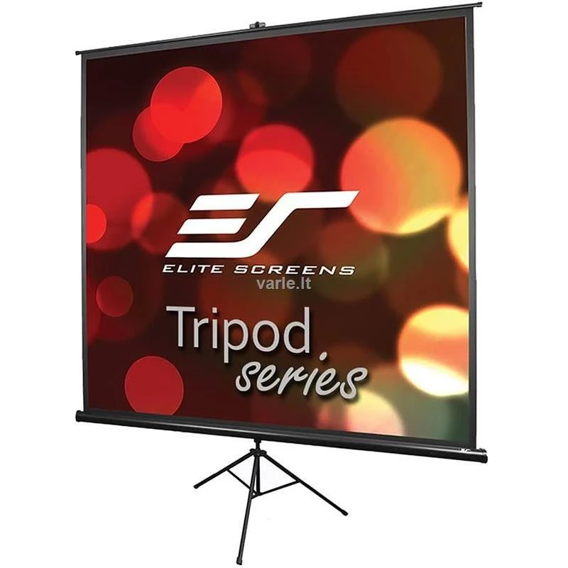 Elite Screens | su stovu Series | T113UWS1 | Įstrižainė 113" | 1:1 | Matomo vaizdo plotis (W) 203 cm | Juodas
