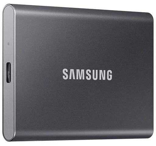 Kietasis diskas Samsung nešiojamas SSD | T7 | 4000 GB | USB 3.2 | Pilka