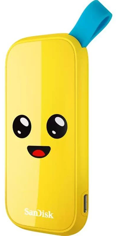 Kietasis diskas SanDisk Fortnite® nešiojamasis SSD diskas,Peely™ Edition – 1 TB