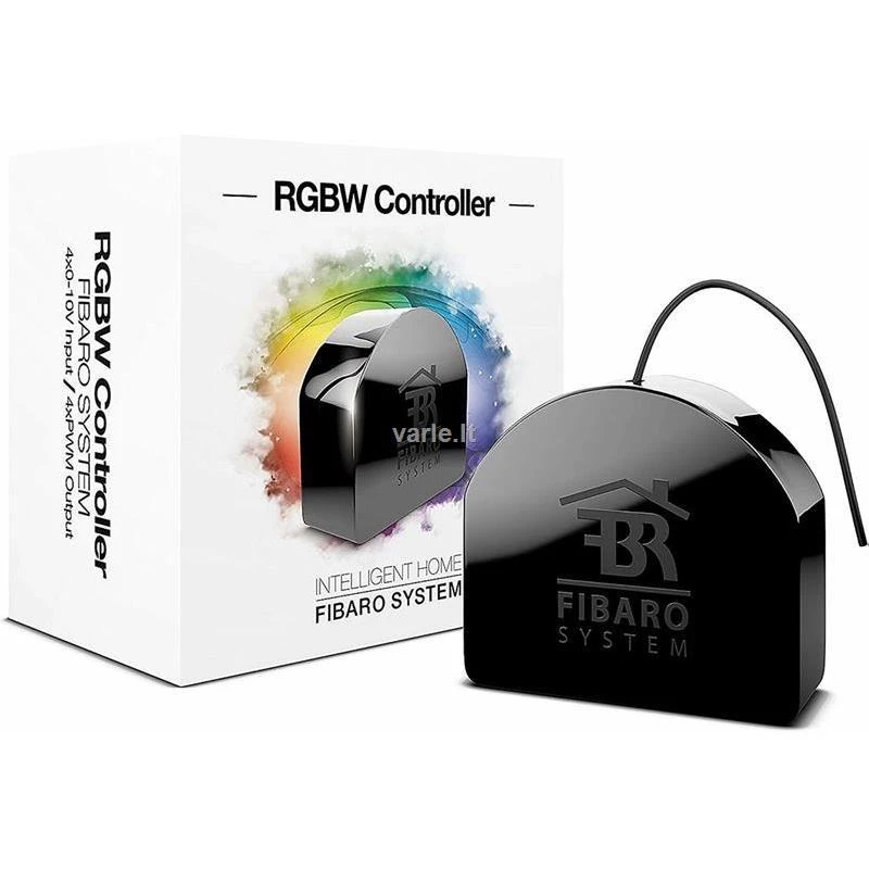 Fibaro | RGBW Controller | Z-Wave Plus | Juodas