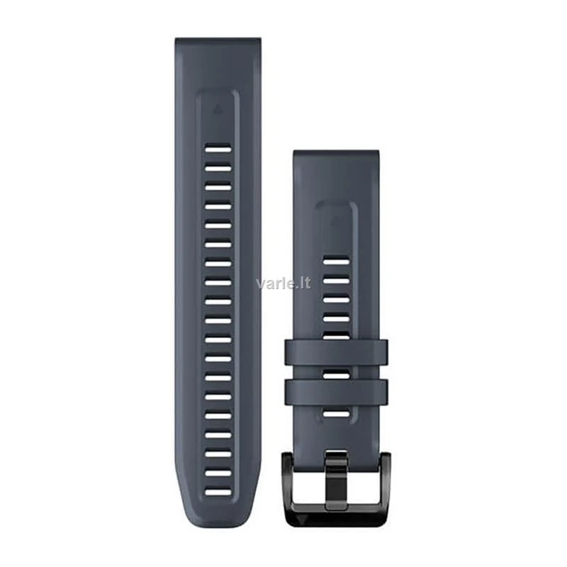 Garmin QuickFit 22mm  atsegamas silikoninis dirželis, Granito mėlynos spalvos