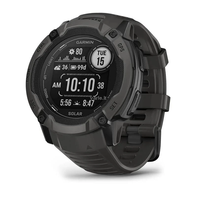 Išmanusis laikrodis Garmin Instinct 2X Solar, Grafito spalvos Išmanusis laikrodis Garmin Instinct 2X Solar, Grafito spalvos