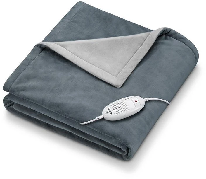 Šildanti antklodė Beurer HD75 Cosy Dark Pilkas
