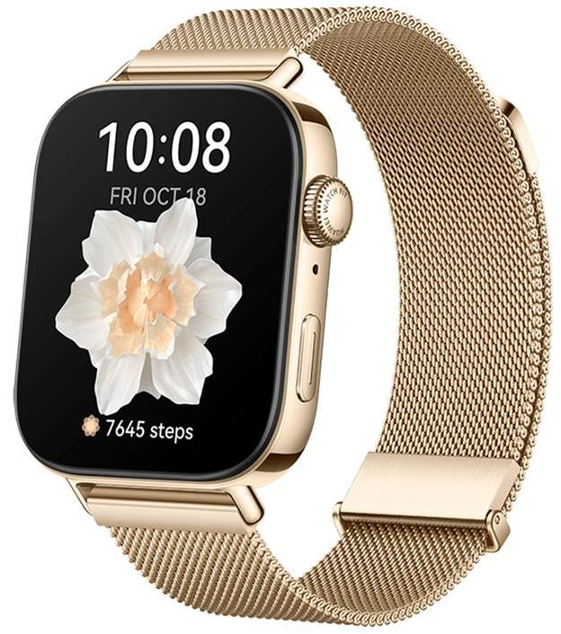 Išmanusis laikrodis Huawei Watch Fit 3 Elegant, Auksinės spalvos