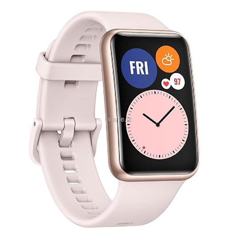 Išmanusis laikrodis Huawei Fit „Active Edition“, Sakurų rožinės spalvos |  Varle.lt