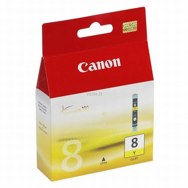 CANON CLI-8Y rašalas geltonas, 13 ml, skirtas Pixma MP800 500 iX4000 iX5000