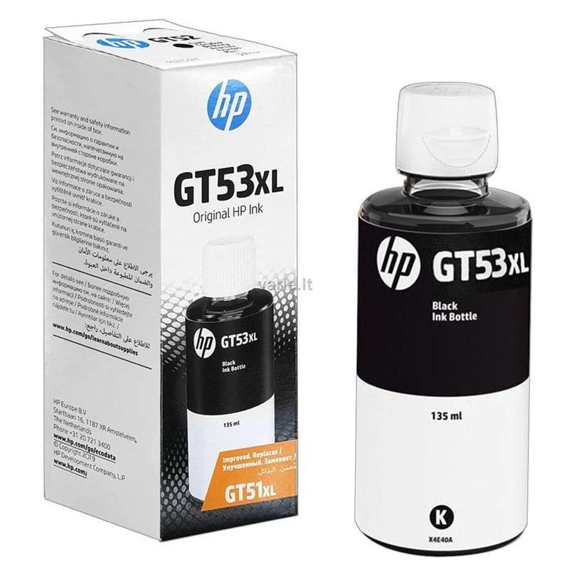 Hewlett Packard (HP) HP GT53XL Originalus Juoda 1 vnt (Pažeista pakuotė)