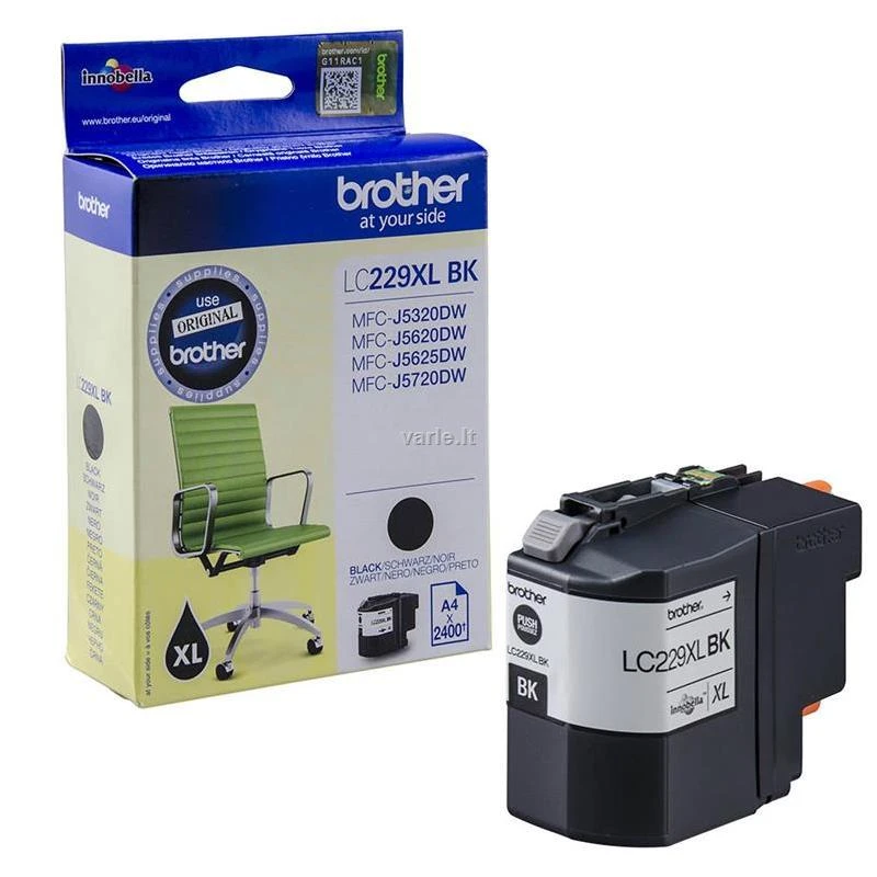 Brother Brolis LC-229XLBK | Rašalo kasetė | Juodas