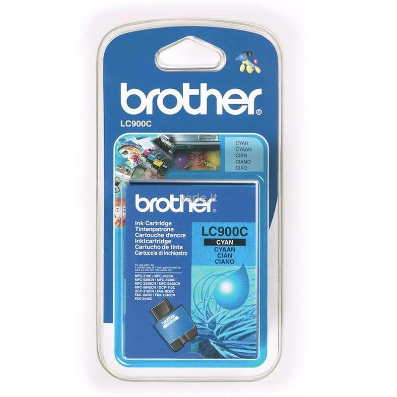 Brother LC900C rašalo kasetė, žydra