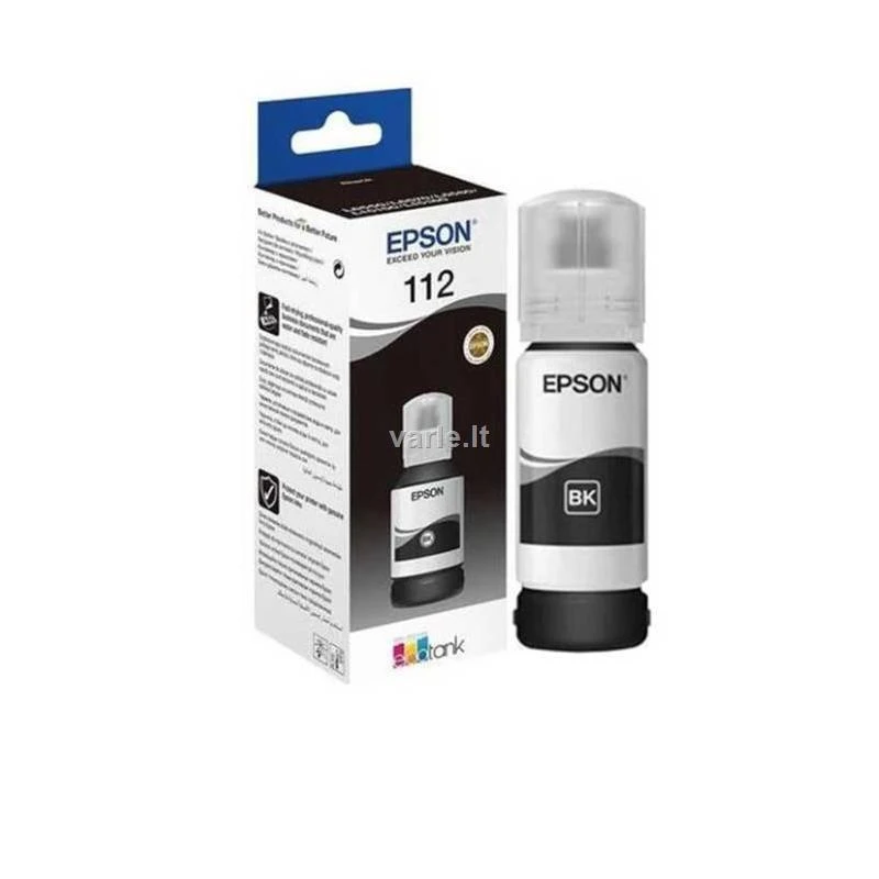 Epson 112 EcoTank pigmentas | C13T06C14A | Rašalo butelis | Juodas