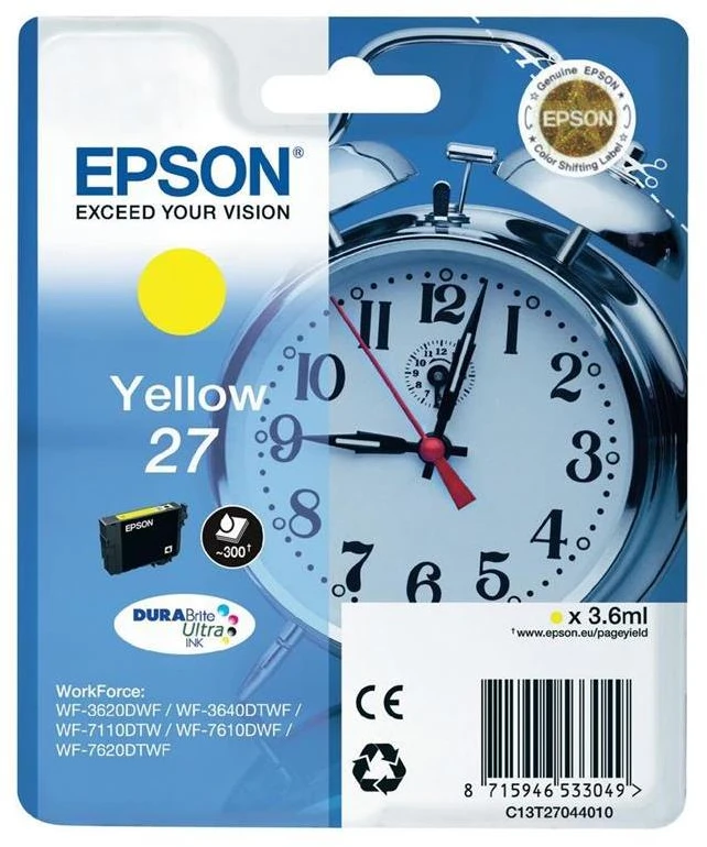 Epson Cartridge C13T27044012 rašalas, Geltona