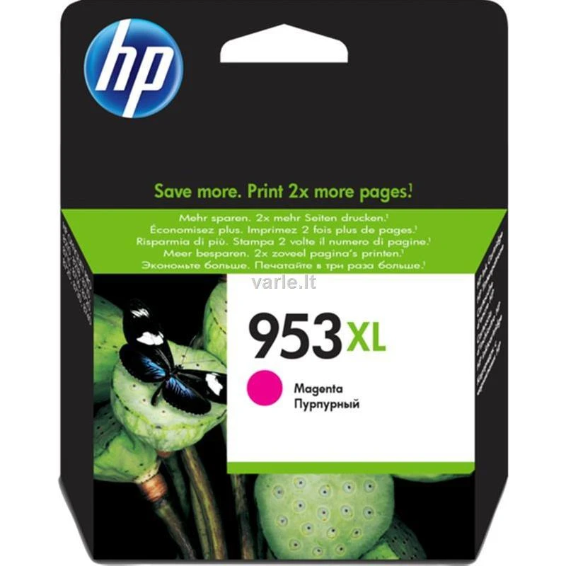 Hewlett Packard (HP) HP 953XL (F6U17AE) Rašalinė kasetė, Purpurinė