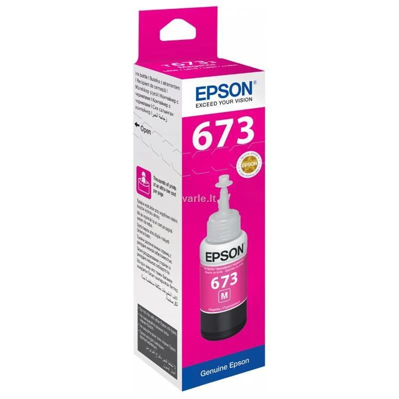 EPSON T6733 MAGENTA RAŠALO BUTELĖLIS 70ml