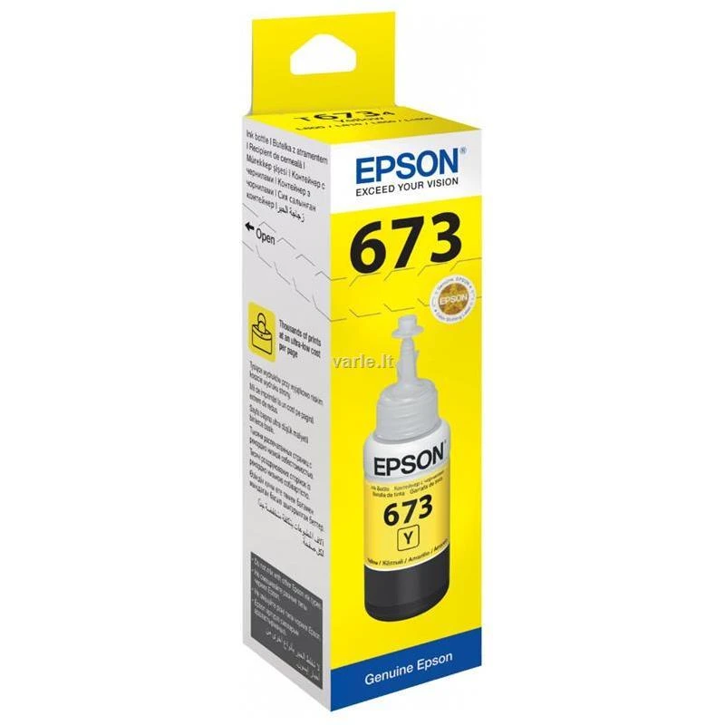 EPSON T6734 Geltonas RAŠALO BUTELĖLIS 70ml