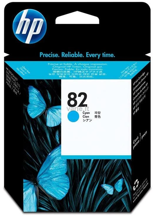 HP C4911A rašalo kasetė Nr. 82, žydra
