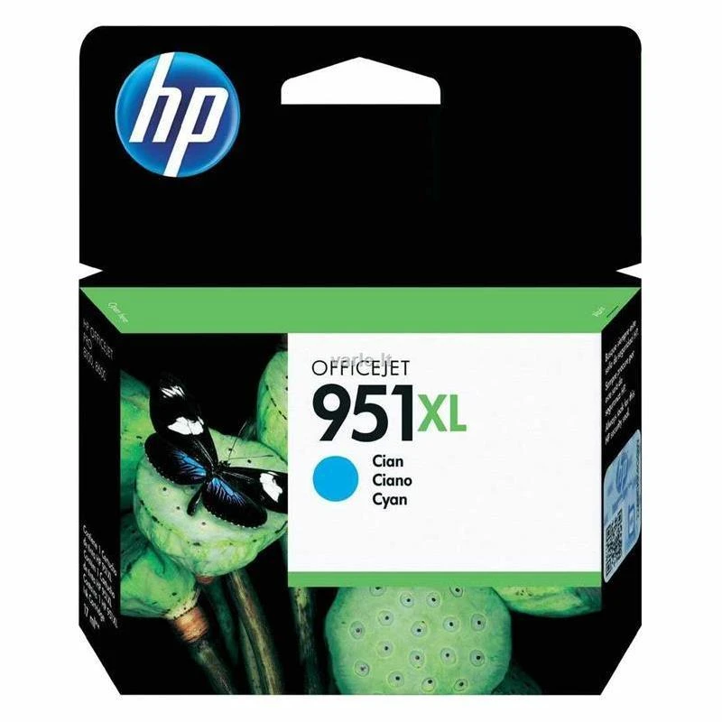 Hewlett Packard (HP) HP 951XL didelio našumo žalsvai mėlynos spalvos rašalo kasetė, 1500 puslapių, skirta Officejet 8600 Pro