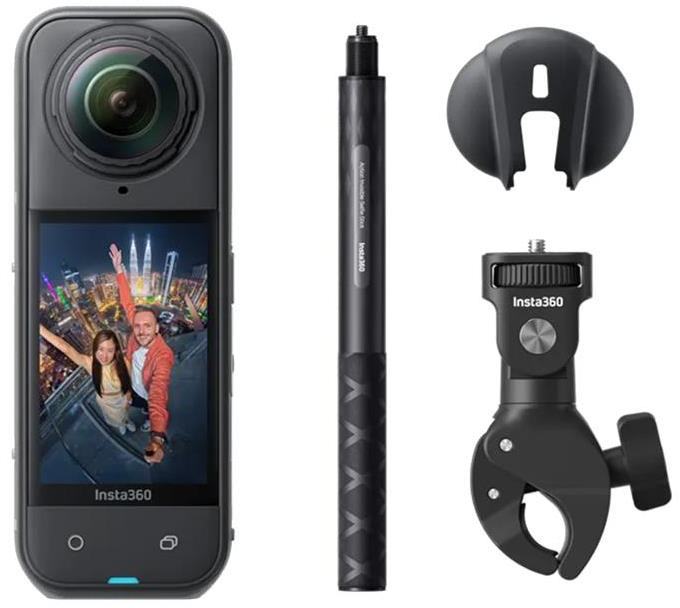 360 kamera Insta360 X5, 8K, rinkinys motociklams