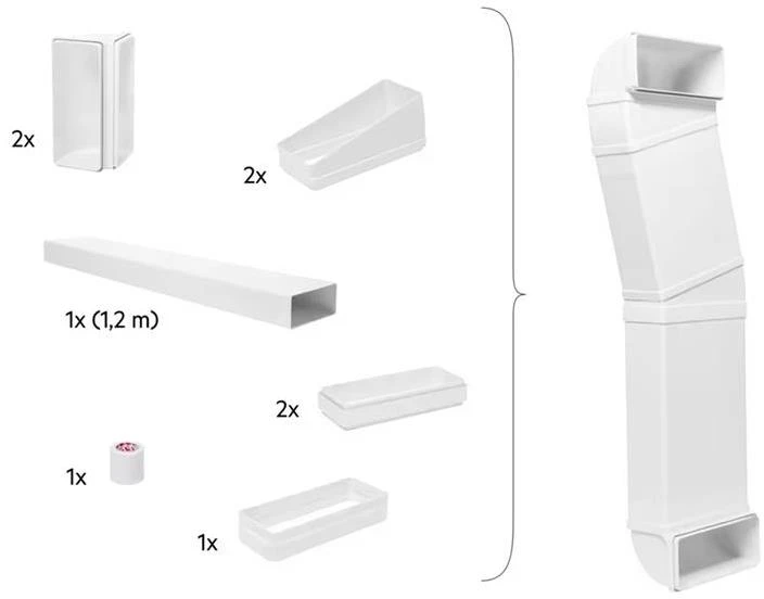 Kombinuotos kaitlentės pajungimo komplektas Electrolux M2CKCF01