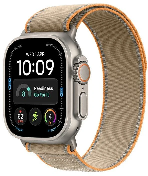 Išmanusis laikrodis Apple Watch Ultra 4 GPS + Cellular 49mm Natural Titanium Case with Sand Trail Loop - M/L